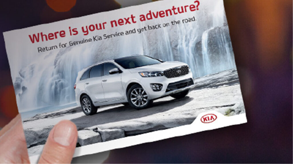 Direct mail postcard