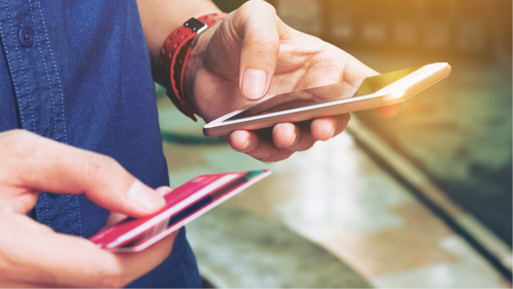 Using credit card and phone