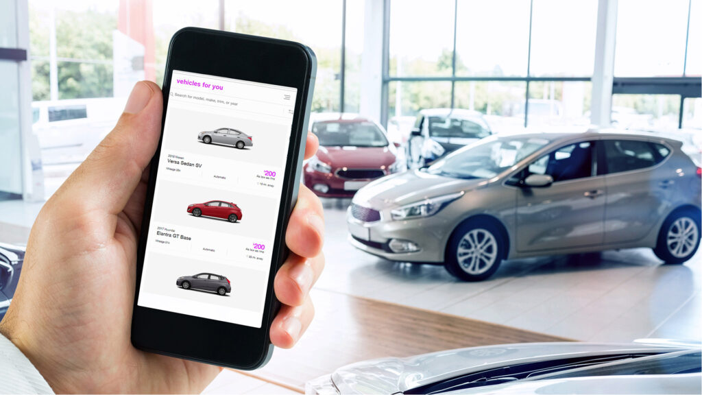 ride service app screen
