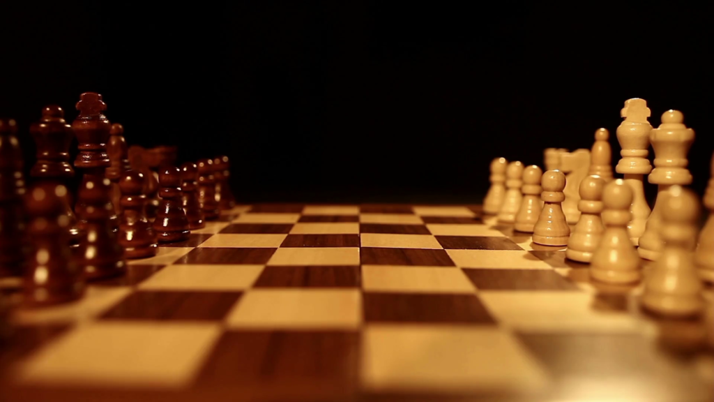 Car dealership marketing strategies as chess pieces.