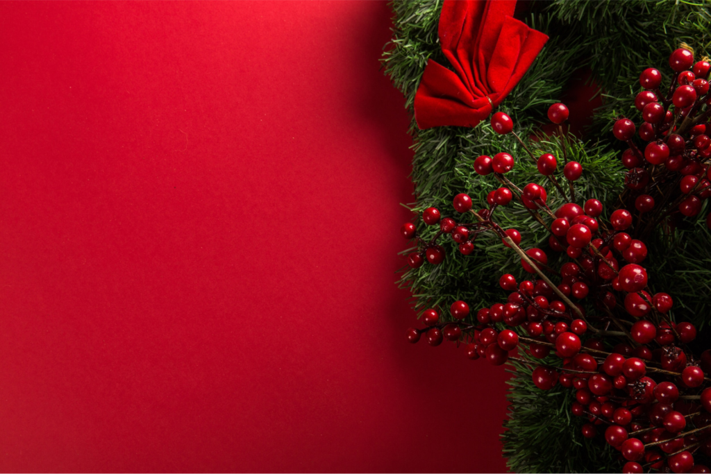 Holiday marketing campaigns for car dealers represented by a wreath.